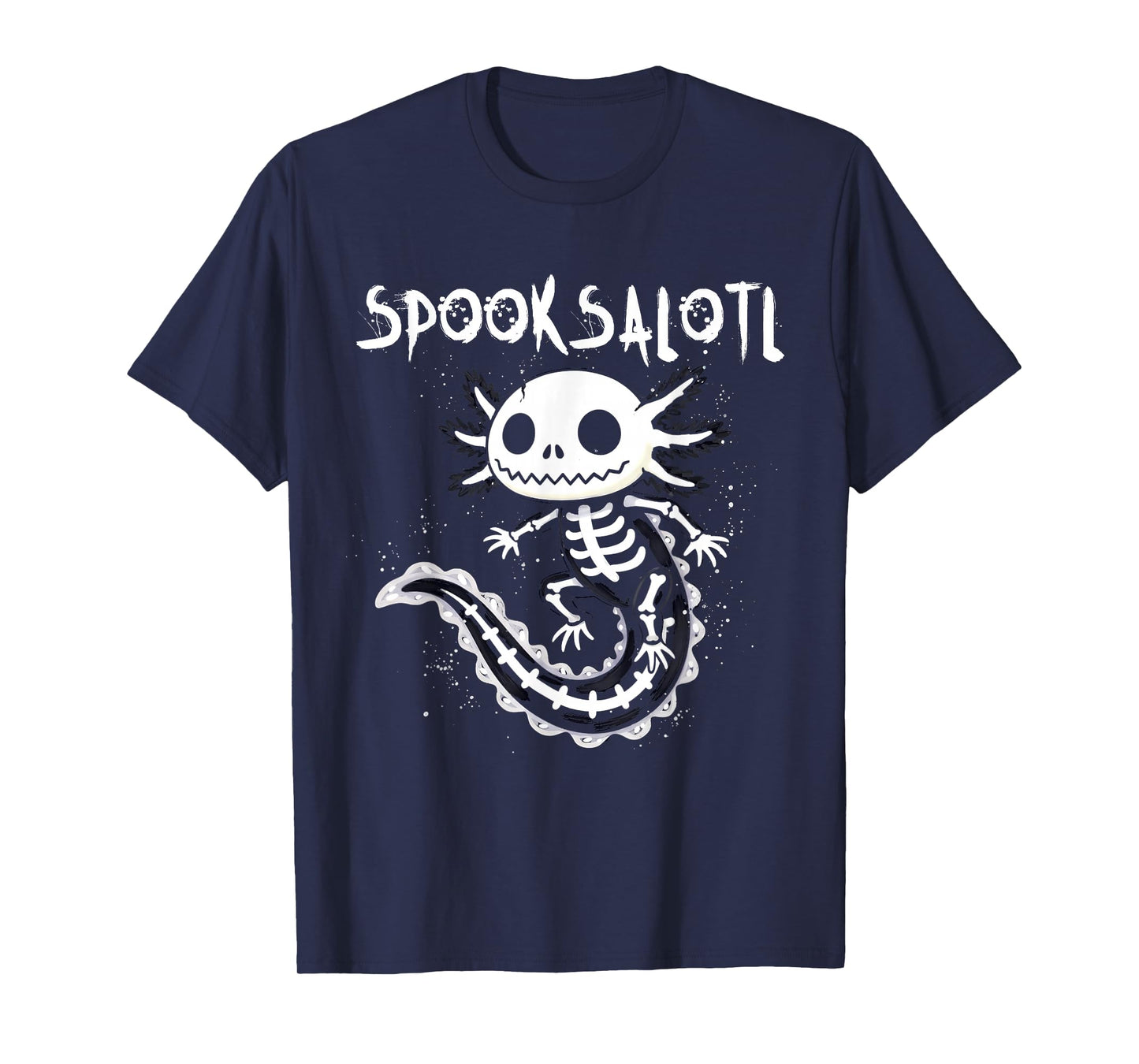 Halloween Vibes Spooky Season Axolotl Lover Spooksalotl T-Shirt