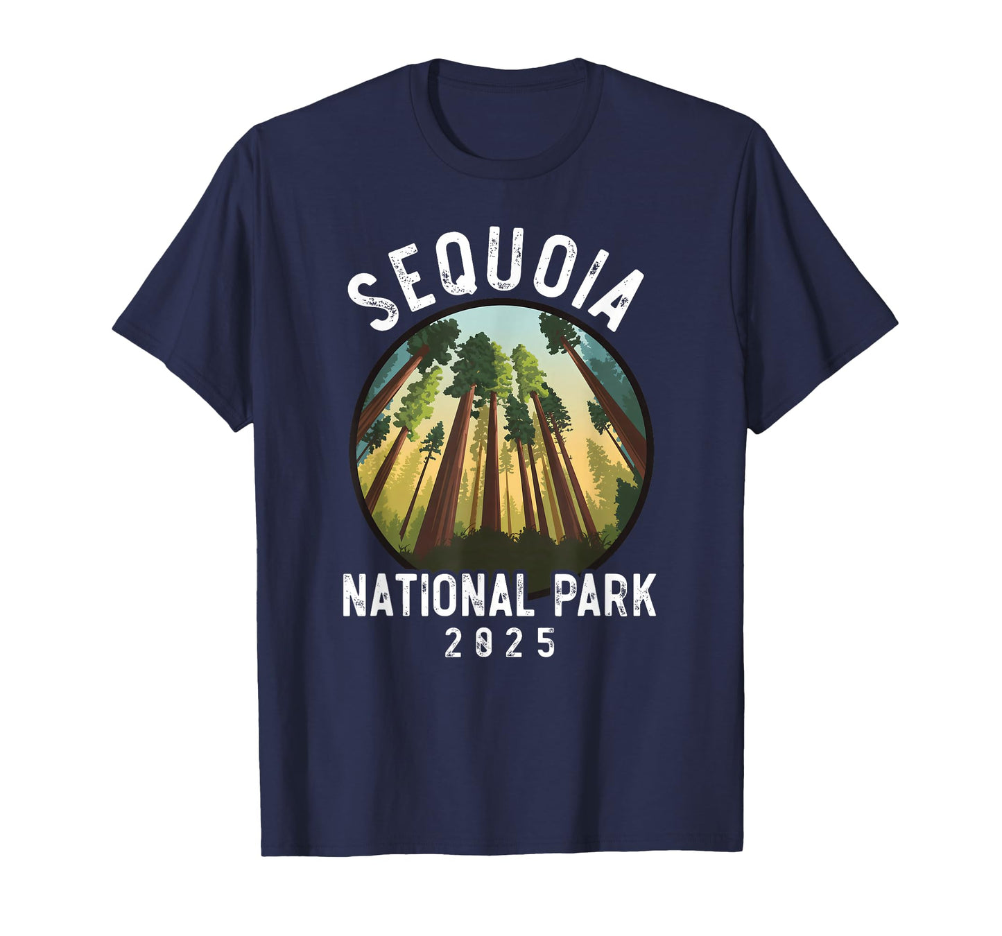 Sequoia National Park California 2025 Vintage Men Women Kids T-Shirt