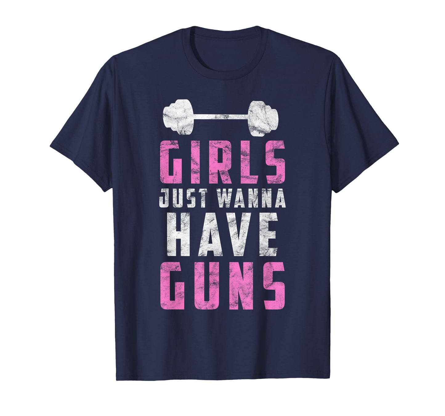 Womens Girls just want to have guns funny t-shirt T-Shirt