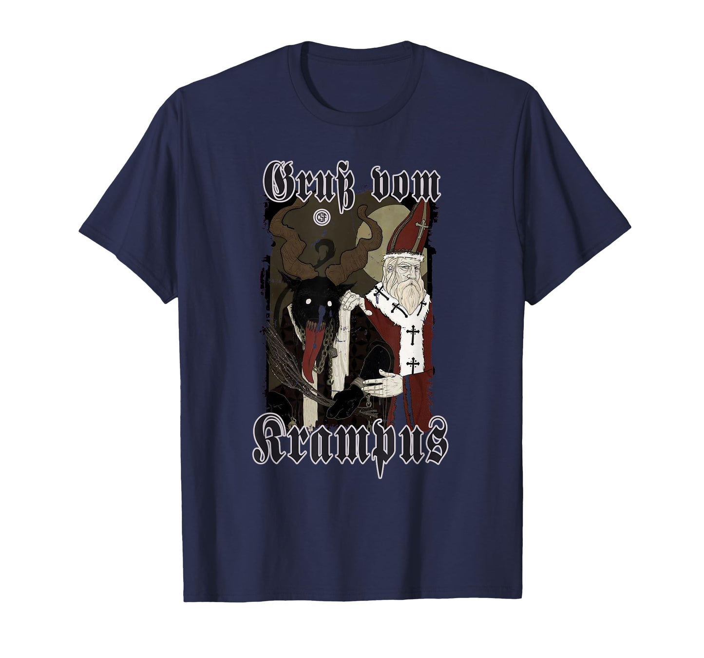 Greeting from Krampus Christmas Legend Figure T-Shirt