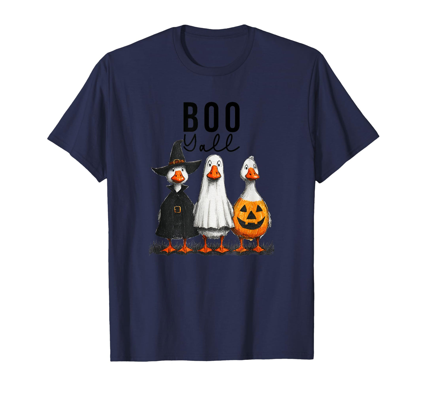 Funny Halloween Goose, Witch Ghost Cute Pet Costume T-Shirt