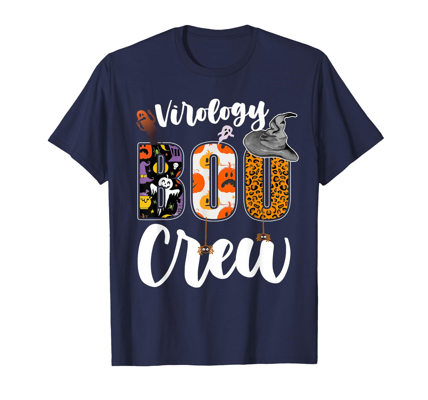 Virology Boo Crew Halloween Match Virologist T-Shirt