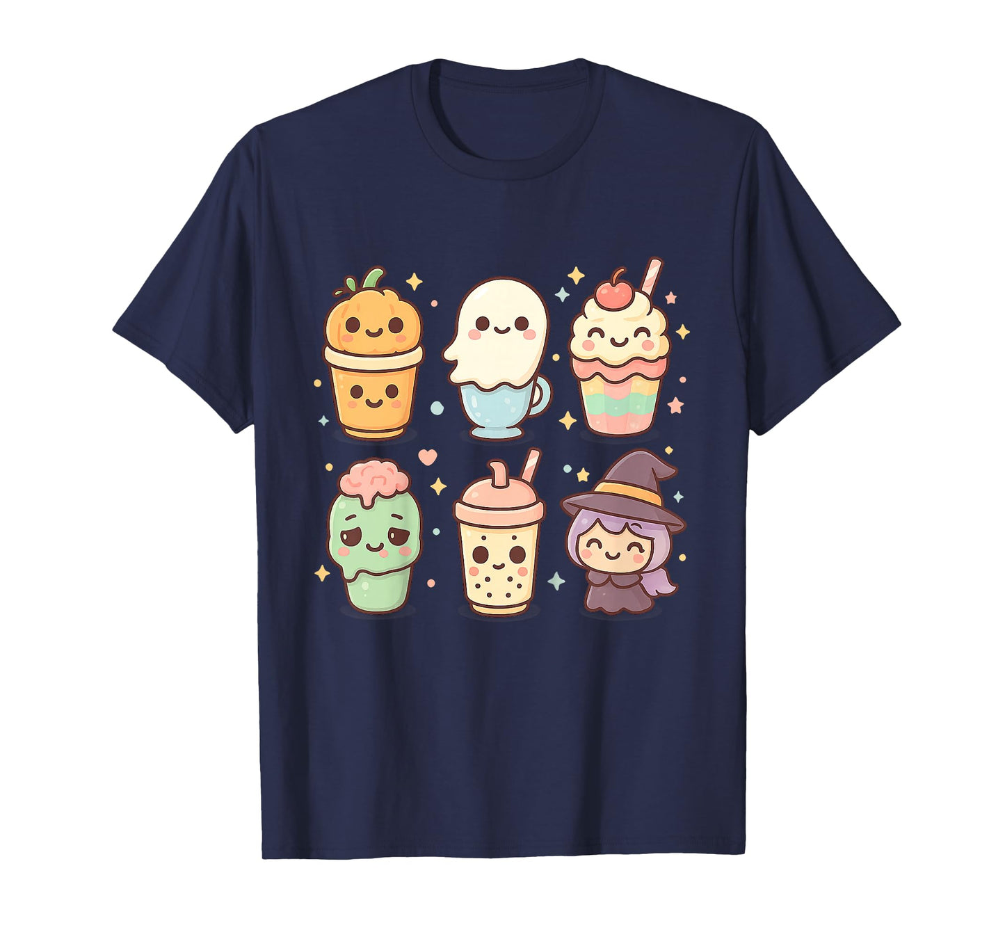 Kawaii Anime Halloween Sweet Monster Ice Cream Pops Candy T-Shirt