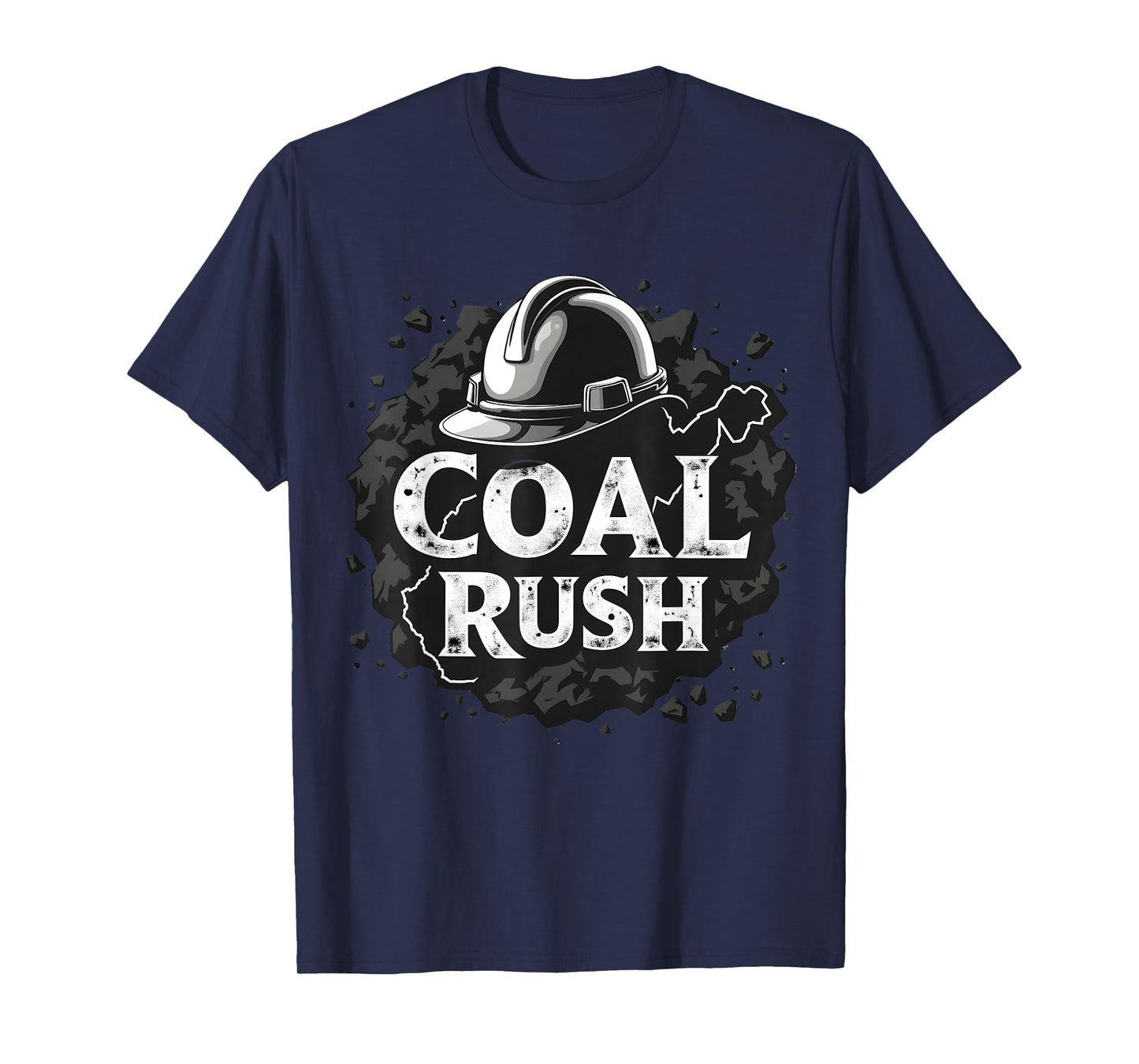 West Virginia Coal Rush Hard Hat Manufacturing Day Labor Day T-Shirt