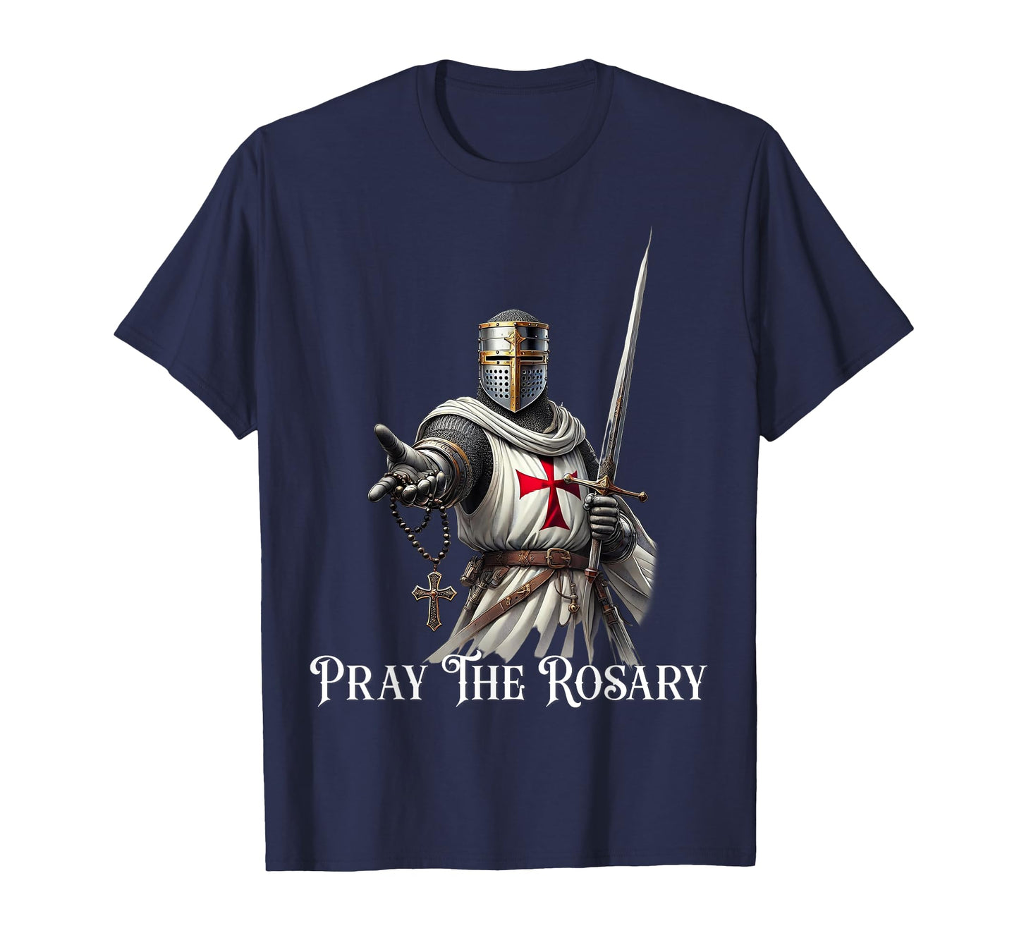 Catholic Knight Templar Latin Crusader Cross T-Shirt