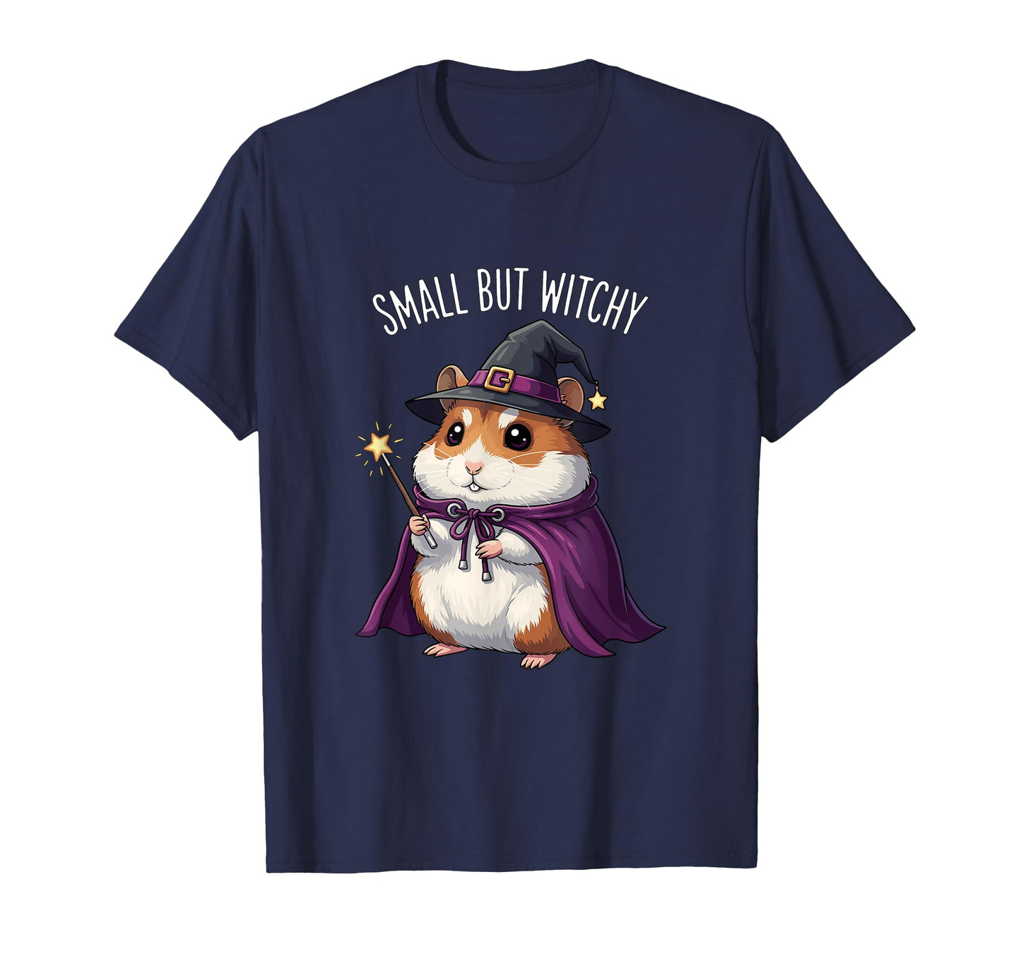 Funny Small But Witchy Cute Guinea Pig Halloween T-Shirt