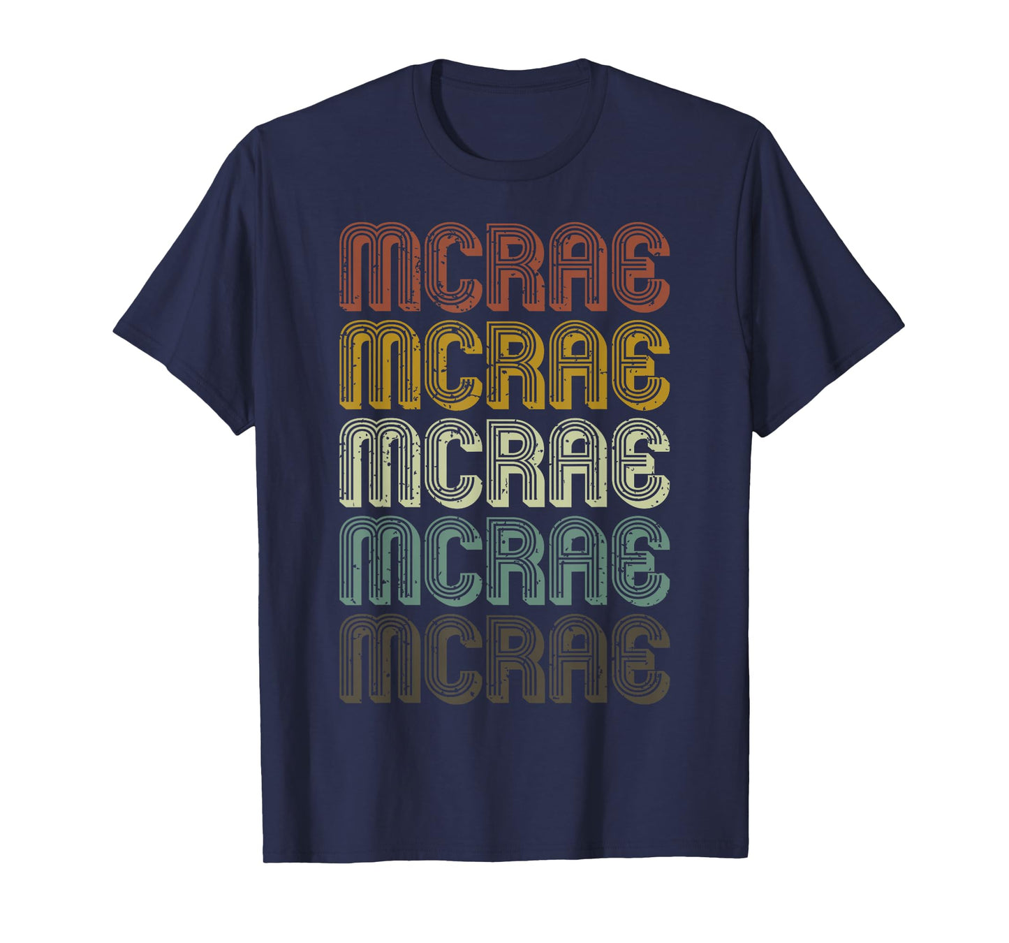 Retro Mcrae First Name Personalized Mcrae Groovy Vintage T-Shirt