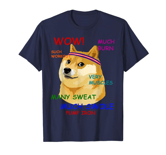 Very Fitness Doge T-shirt Wow! T-Shirt