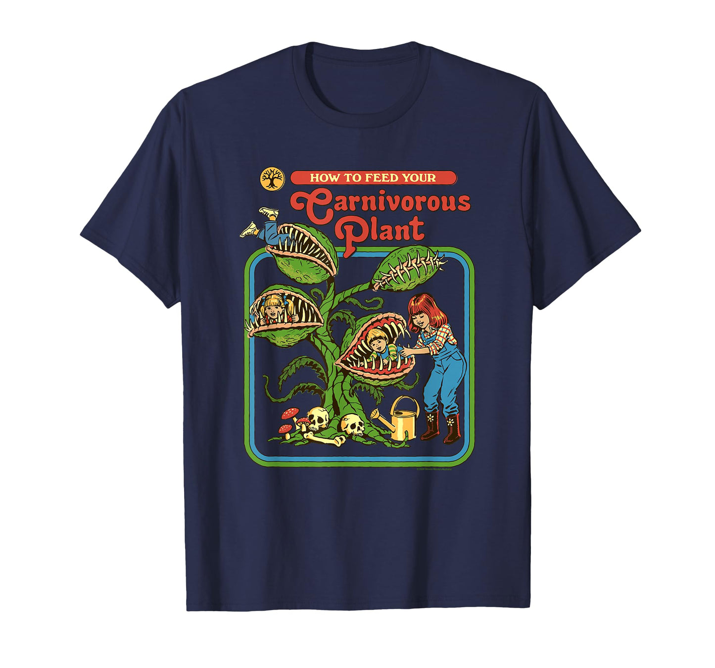 Steven Rhodes How To Feed Your Carnivorous Plant Dark Humor T-Shirt