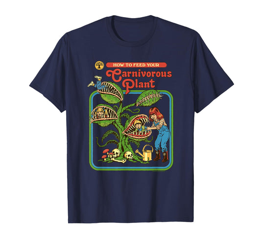 Steven Rhodes How To Feed Your Carnivorous Plant Dark Humor T-Shirt