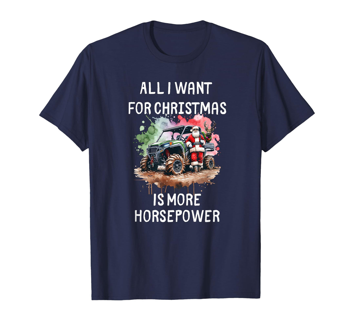Funny SxS Life Christmas UTV Off Road Side-by-Side Riding T-Shirt
