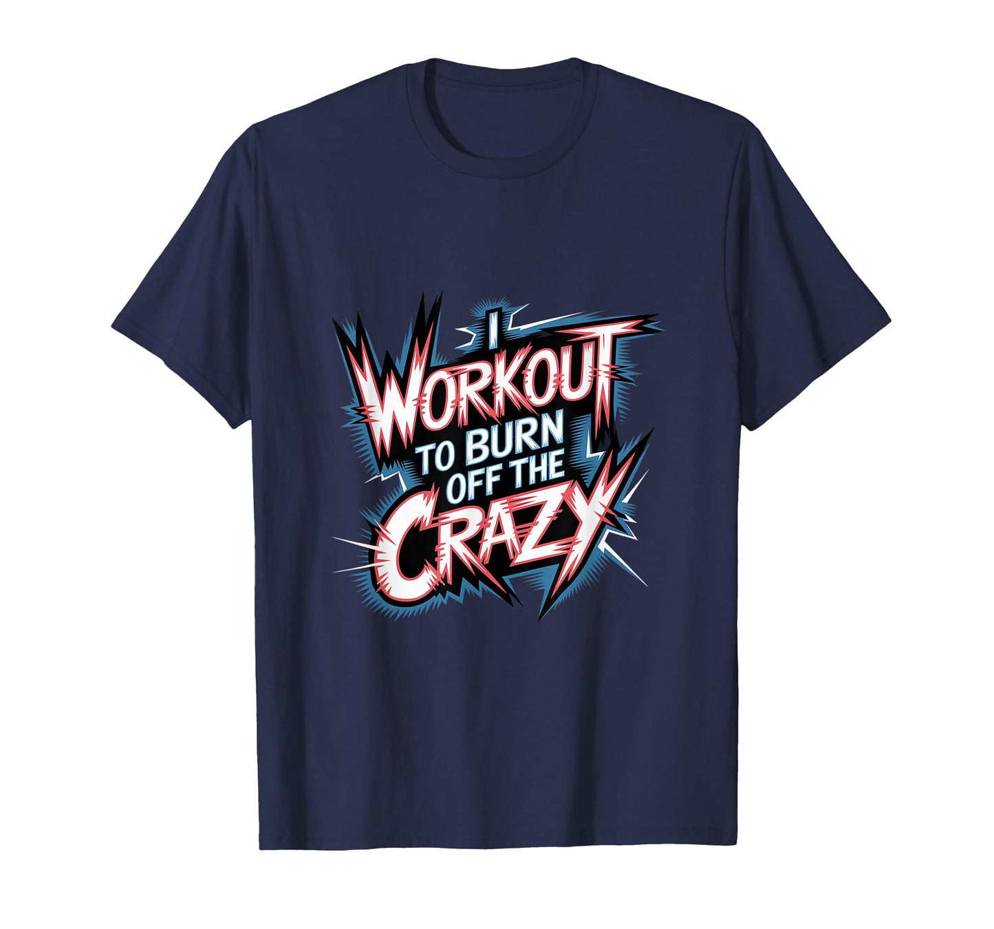 Insane Gym Exercise Unisex-Adults Workout T-Shirt Black Small Classic Fit Crew Neck Short Sleeve Cotton Blend Machine Wash