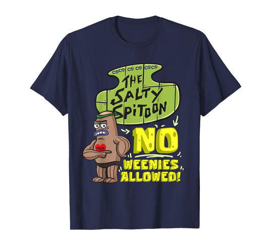 Mademark x SpongeBob SquarePants - Salty Spitoon No Weenies Allowed SpongeBob Gym Bodybuilder T-Shirt