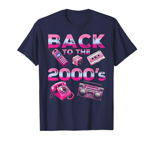 Back To 2000's 2000s Vintage Style 2000s Retro Party T-Shirt