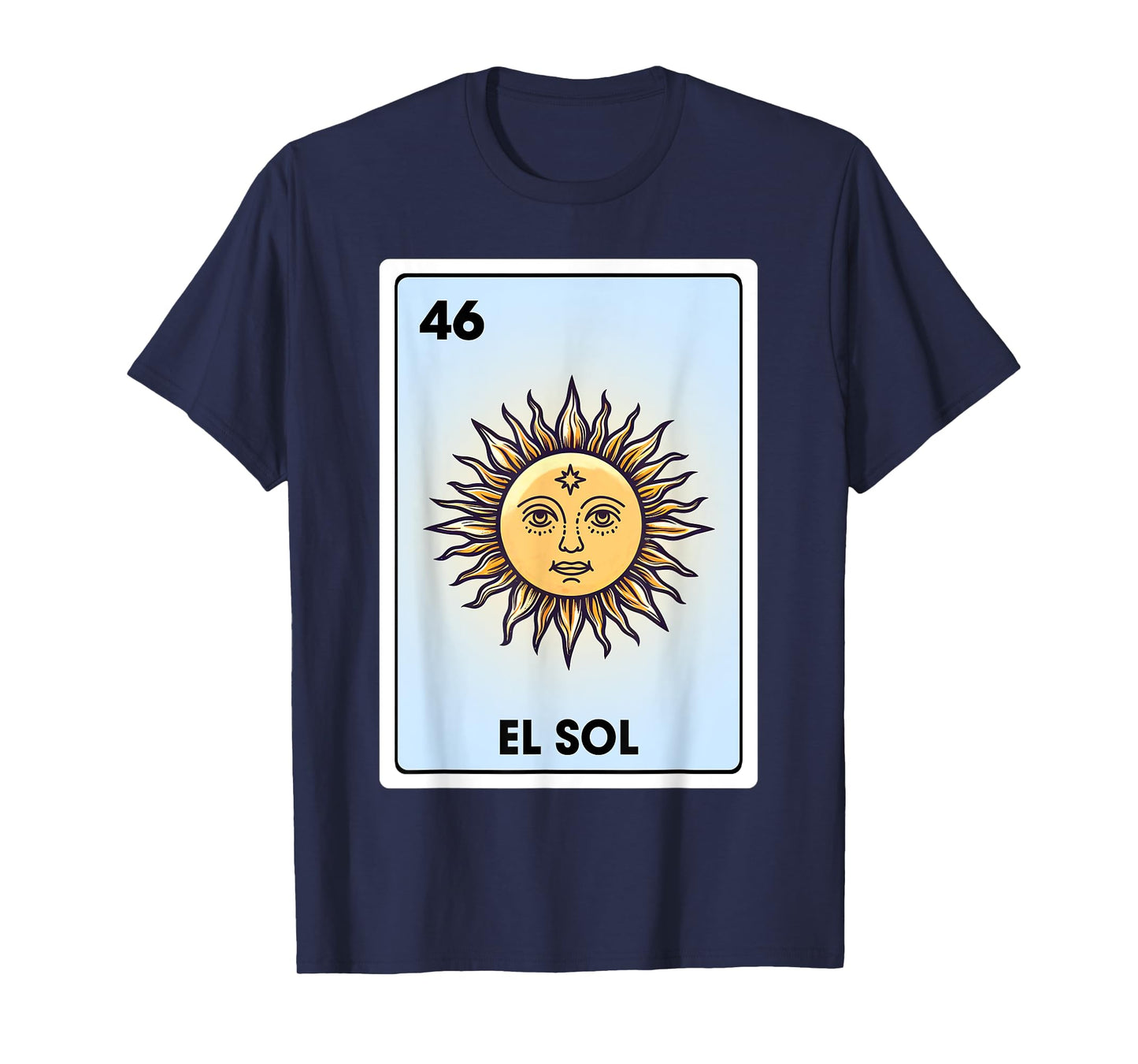 El Sol Mexican Sun Latina Chicana Chibi Bingo Card T-Shirt