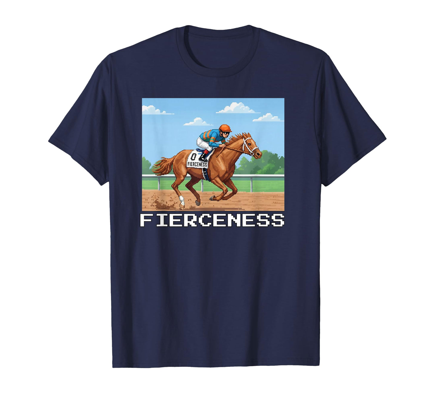 Fierceness Horse, Horse Racing, Del Mar, Santa Anita, Horses T-Shirt
