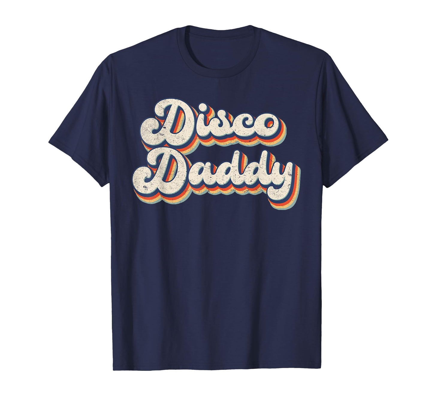 Retro Disco Daddy Disco Costume 70s Vintage Men T-Shirt