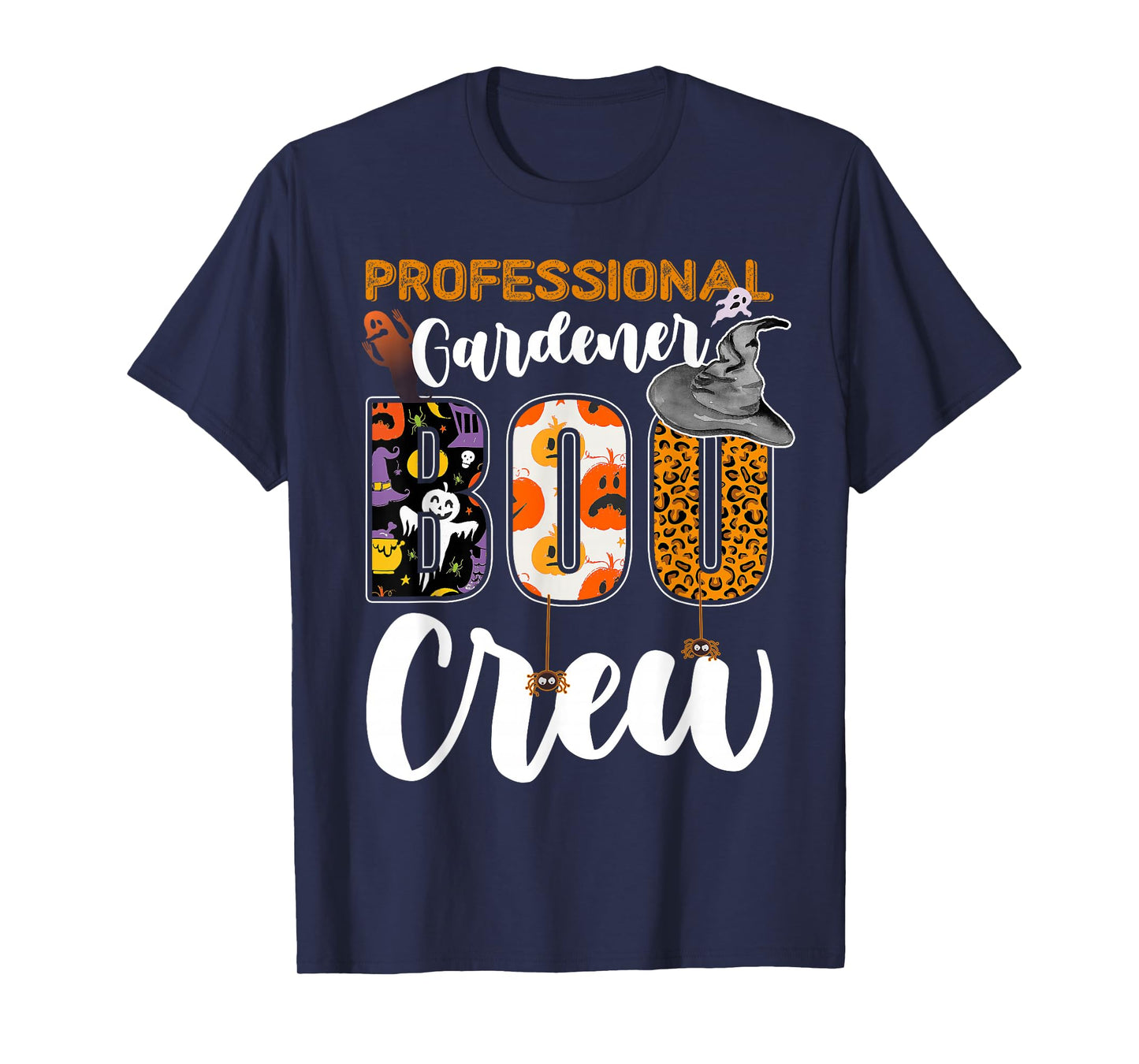 Professional Gardener Boo Crew Halloween Match Grower T-Shirt