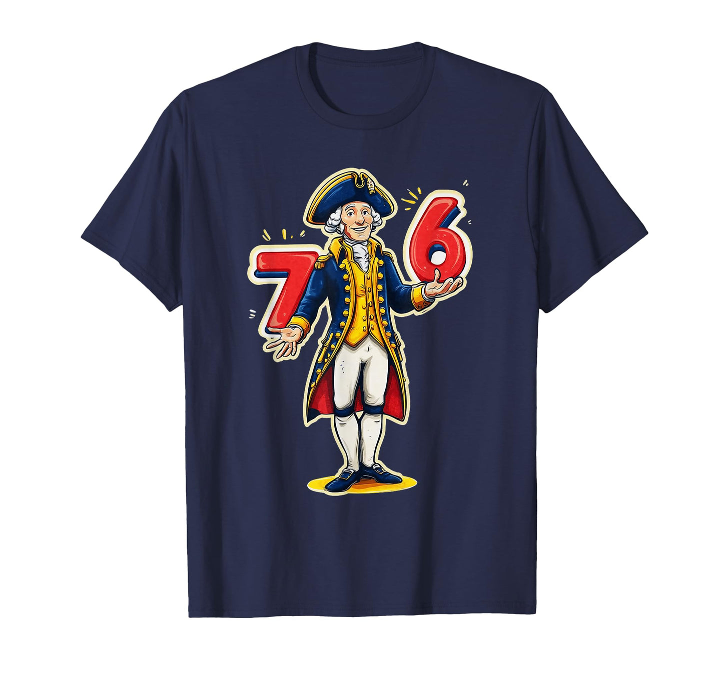 6-7 7-6 George Washington Shirt Six Seven American Design T-Shirt