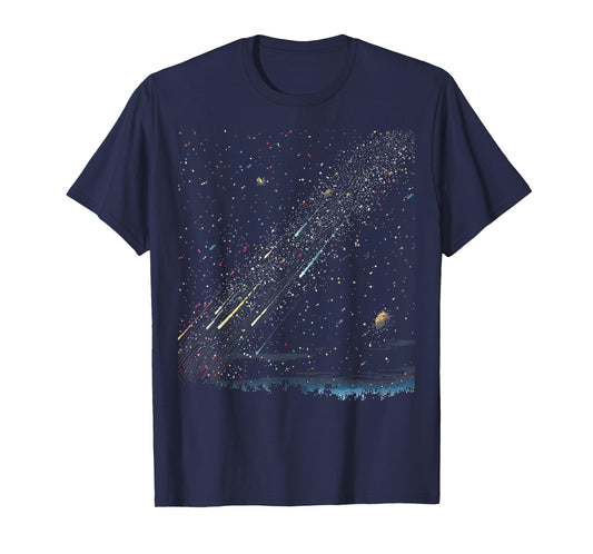Pixel Meteor Shower T-Shirt