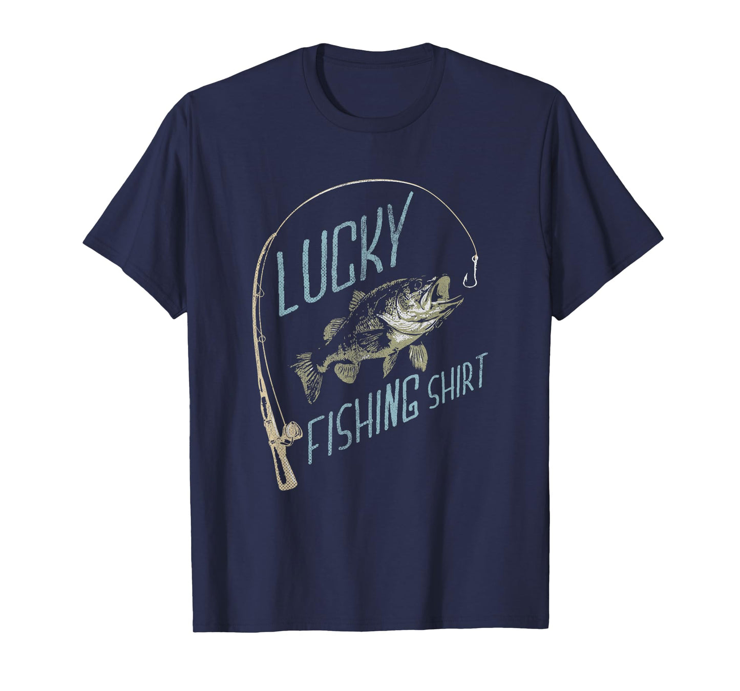 Lucky Fishing Funny T-Shirt
