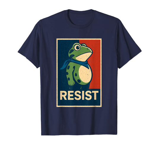 Portland Frog Protest Retro Vintag T-Shirt