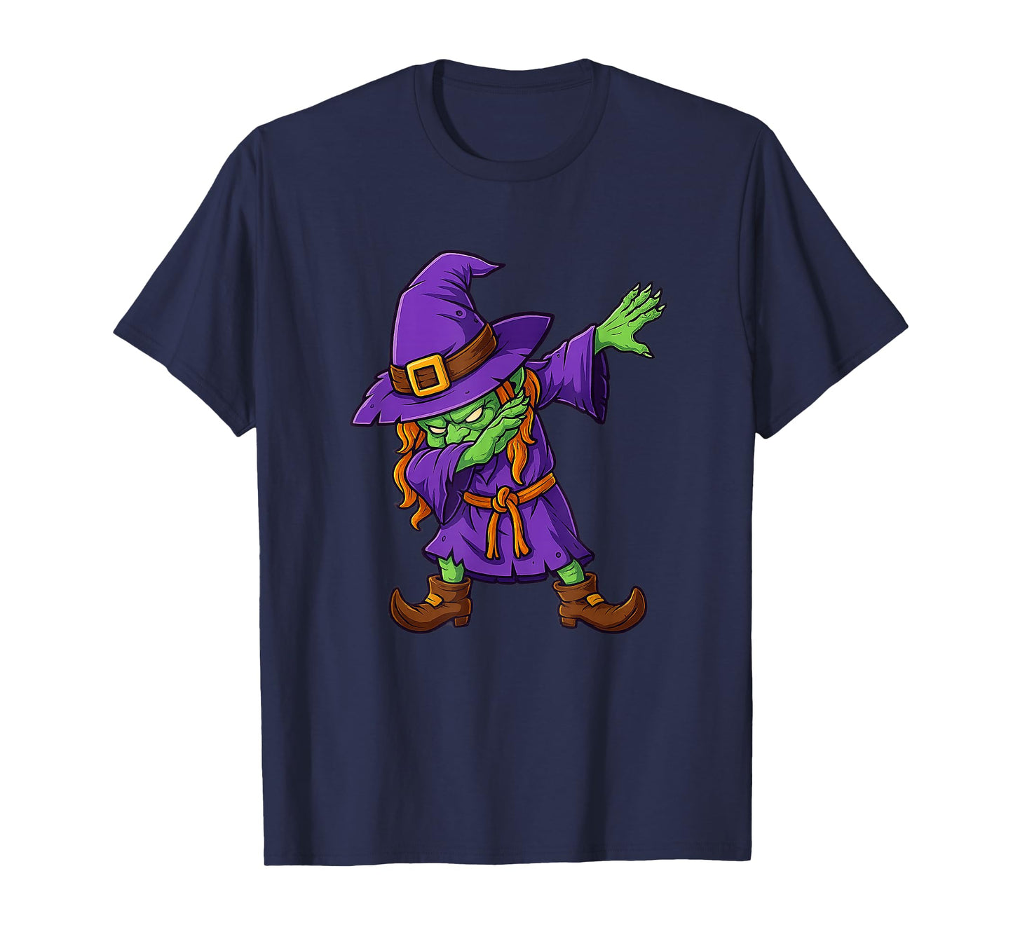 Halloween Witch Dabs Funny Dabbing Witch Spooky Dab Dance T-Shirt