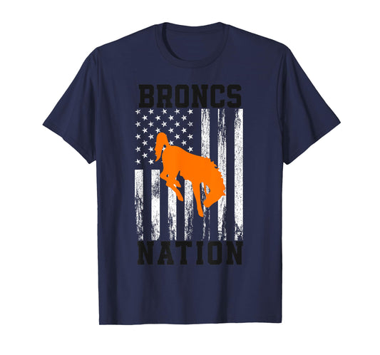 Burns Broncs Logo Nation HS T-Shirt