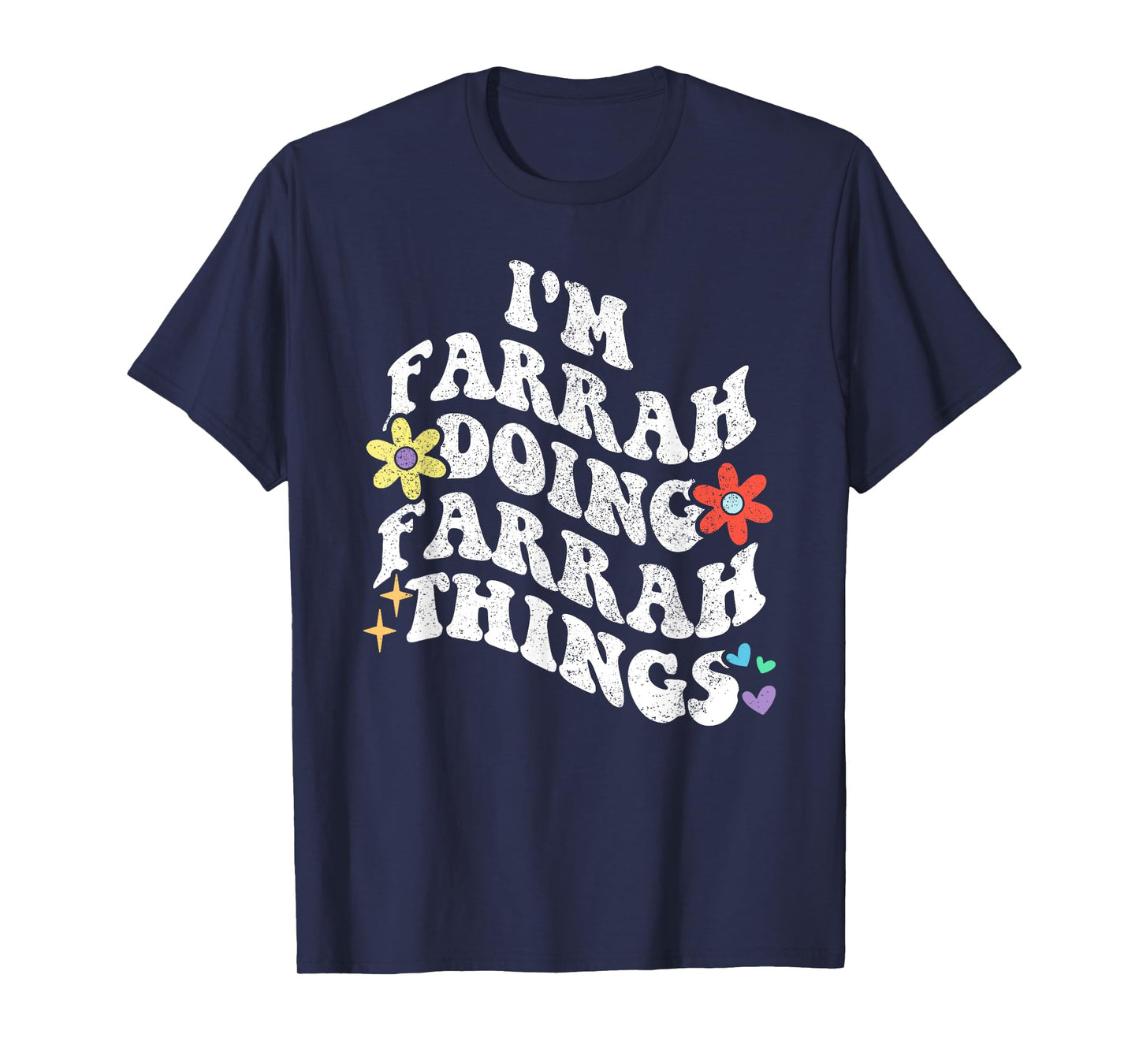 Retro Groovy Im FARRAH Doing FARRAH Things Funny Mother's T-Shirt