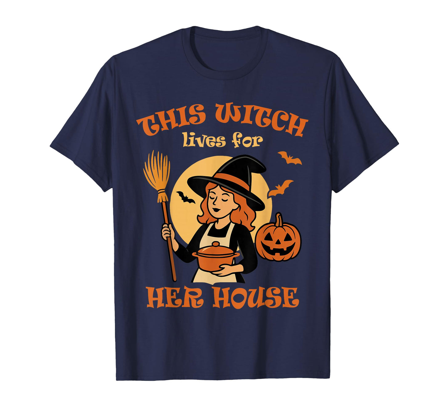 Housewife Halloween Witch Costume T-Shirt