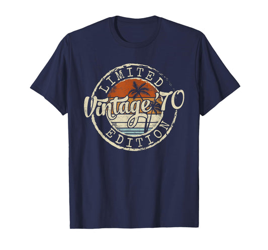 Vintage 1970 55th Birthday Gifts For Men Women 55 Year Old T-Shirt