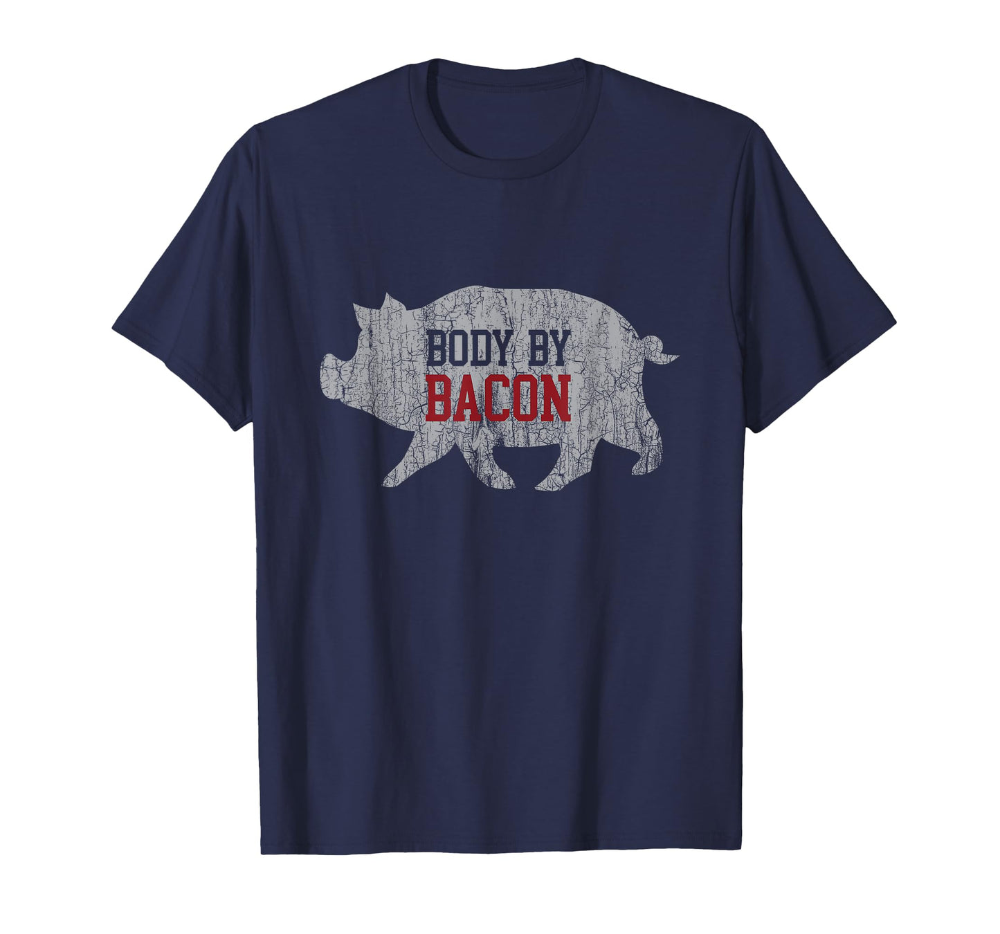 LCHF Lazy Keto Body by Bacon Keto Low Carb High Fat T-Shirt - Unisex Adults - Black - Small - Short Sleeve - Classic Fit - T-Shirt