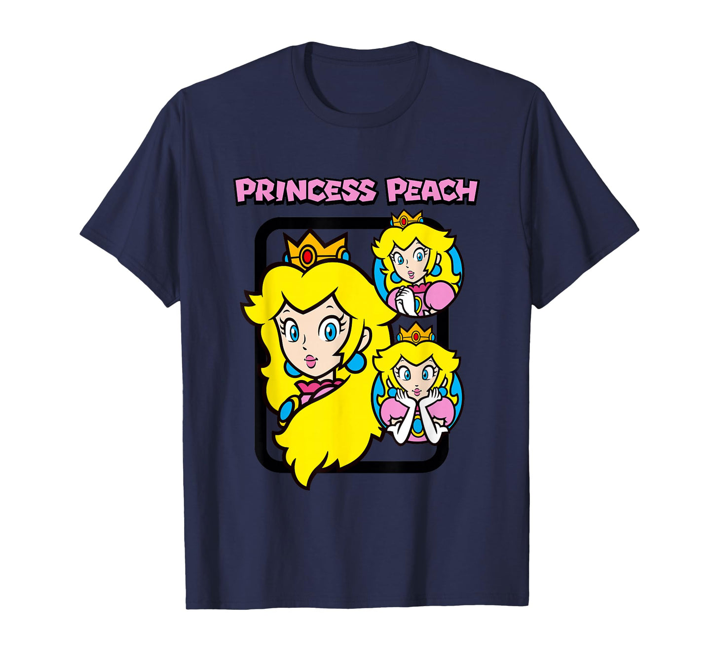 Super Mario Bros Princess Peach Power Up Vintage T-Shirt