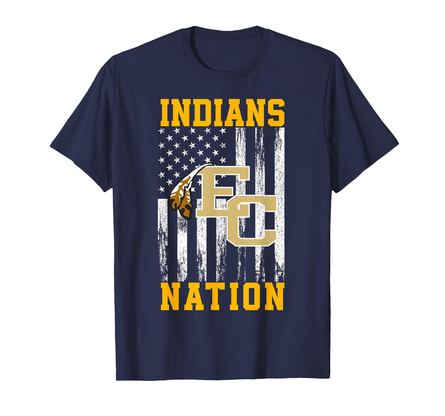 East Coweta Indians Logo Nation HS T-Shirt