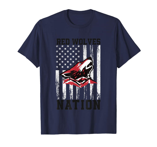 Loveland Red Wolves Logo Nation HS T-Shirt