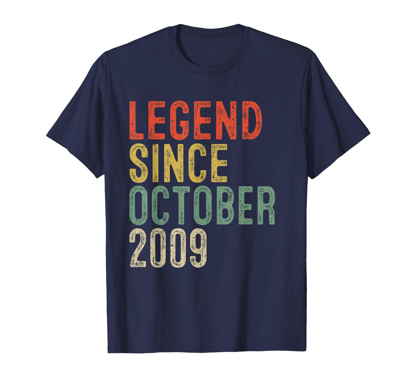 Legend Since October 2009 16th Birthday Gifts 16 Year Old T-Shirt