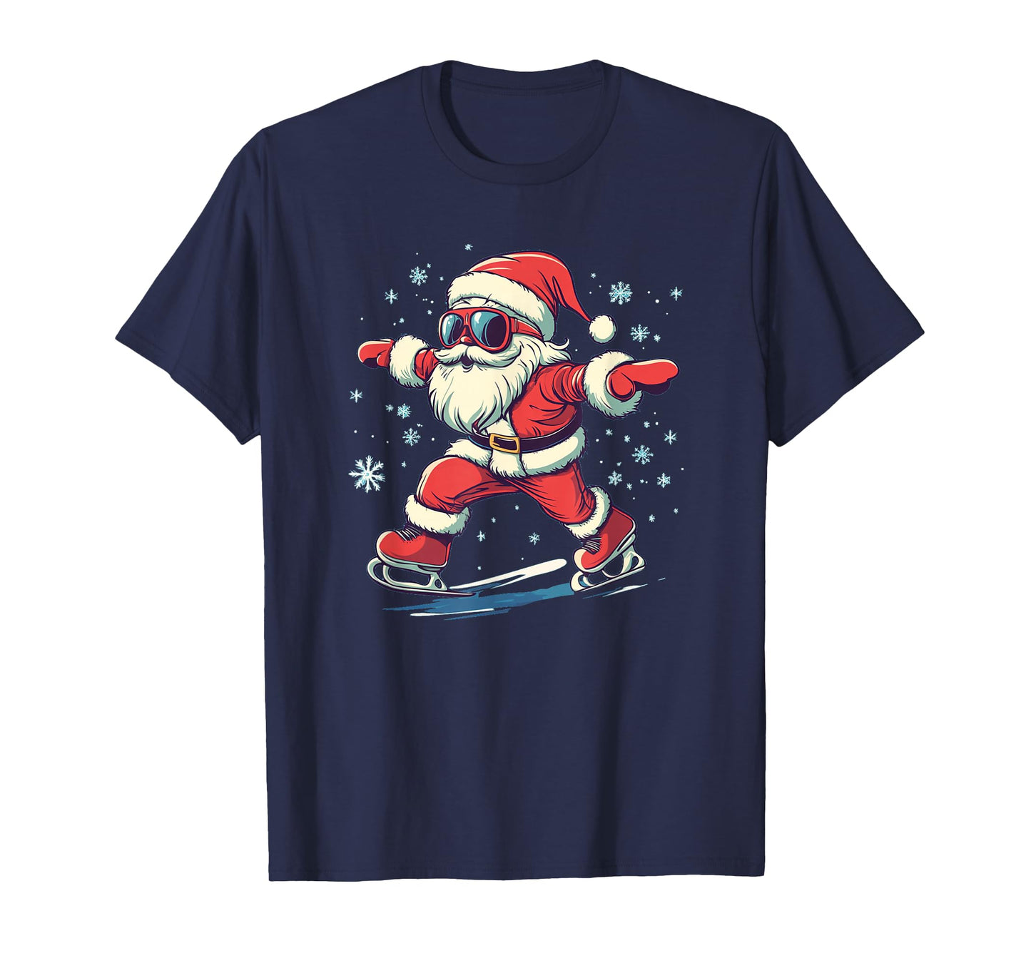 Funny Ice Dancer Santa Costume T-Shirt
