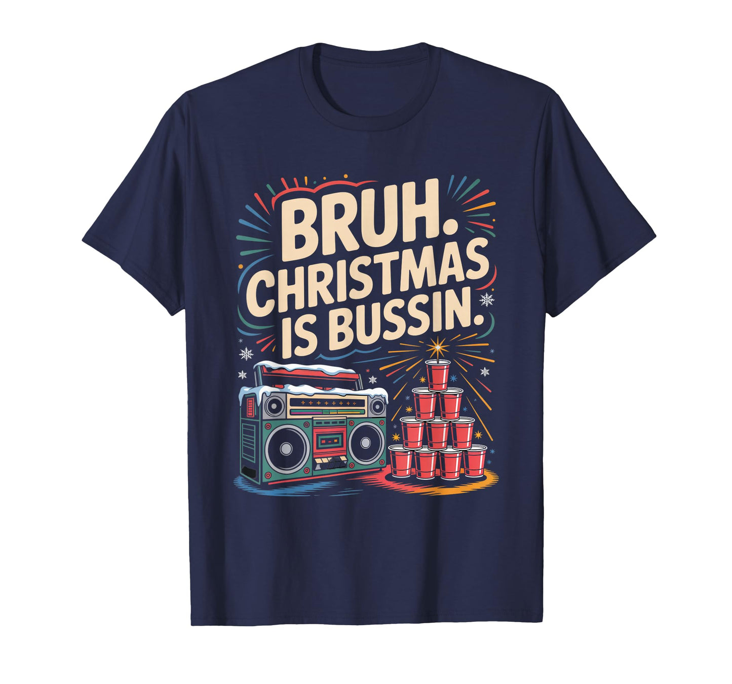 Funny Gen Alpha Gen Z Slang Funny Christmas Sweater T-Shirt