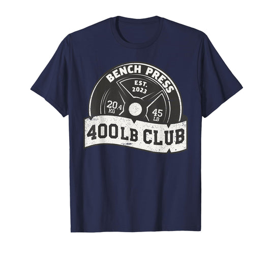 400 Lb Pound Club Bench Press Dead Lift Squat Train Women T-Shirt