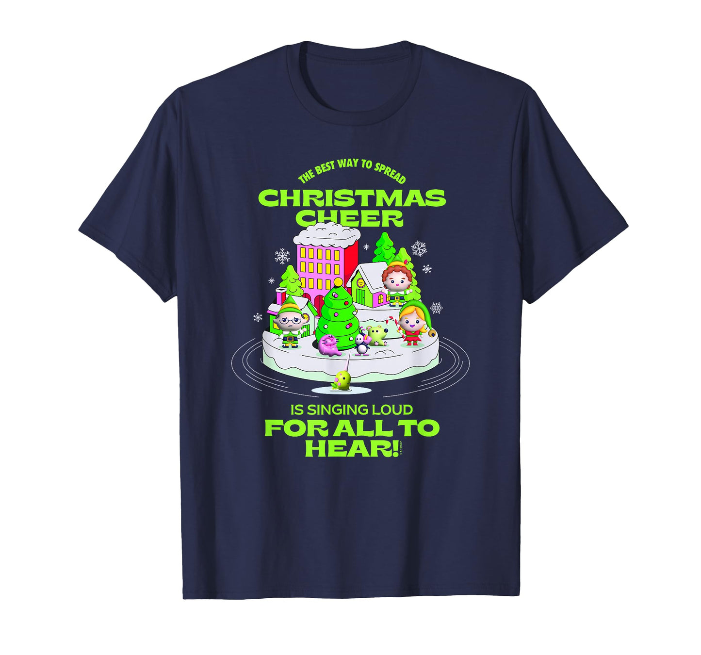 Elf Christmas The Best Way to Spread Christmas Cheer Poster T-Shirt