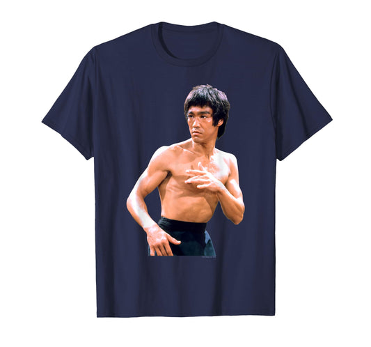 Bruce Lee Legendary Pose Full Color Vintage Photograph T-Shirt