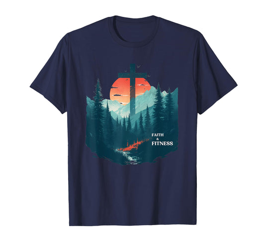 Faith & Fitness Christian - Workout Motivation Gym Apparel T-Shirt