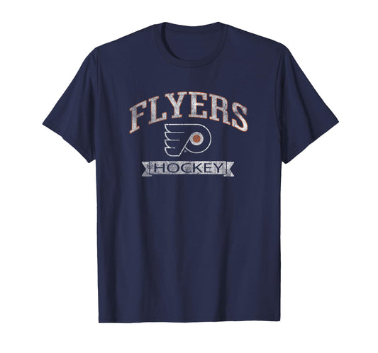 Philadelphia Flyers Vintage Hockey Black Officially Licensed T-Shirt
