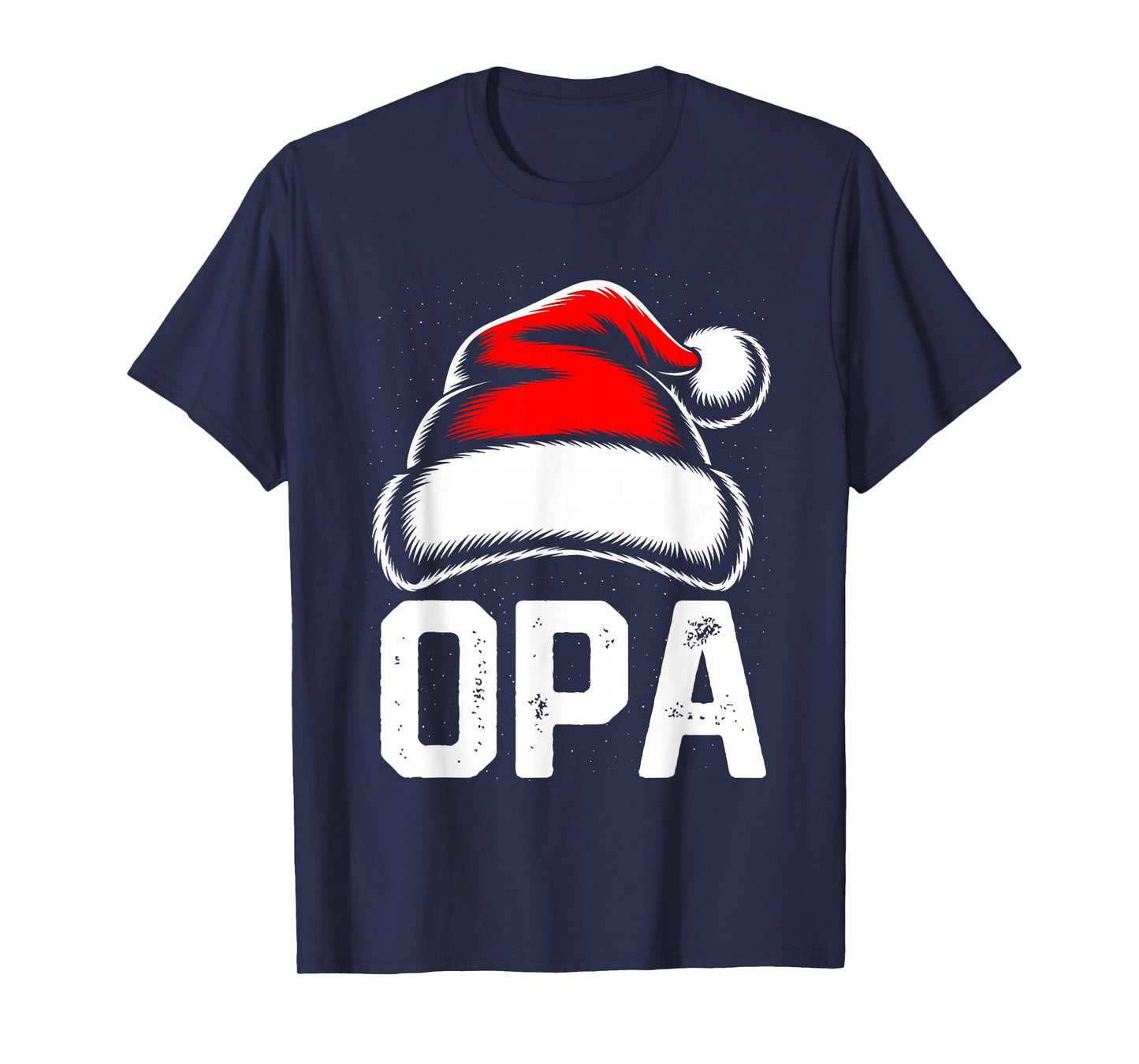 Opa Santa Christmas Family Matching Pajamas Xmas Squad T-Shirt
