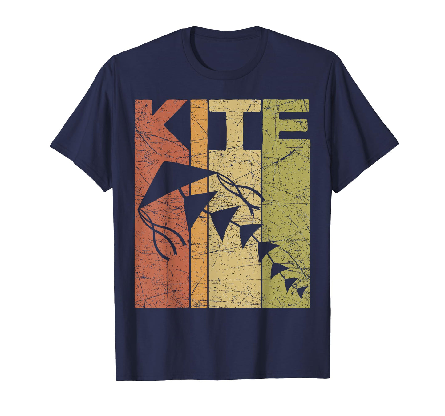 Kite Flying Vintage Wind Kite Retro Flying Kite T-Shirt