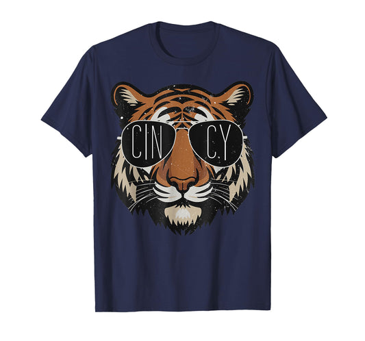 Touchdown American Football Game Day Thanksgiving Tiger T-Shirt