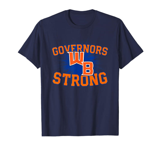 William Blount Governors Logo Strong Flag HS T-Shirt