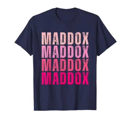 Personalized Name Maddox I Love Maddox Vintage T-Shirt