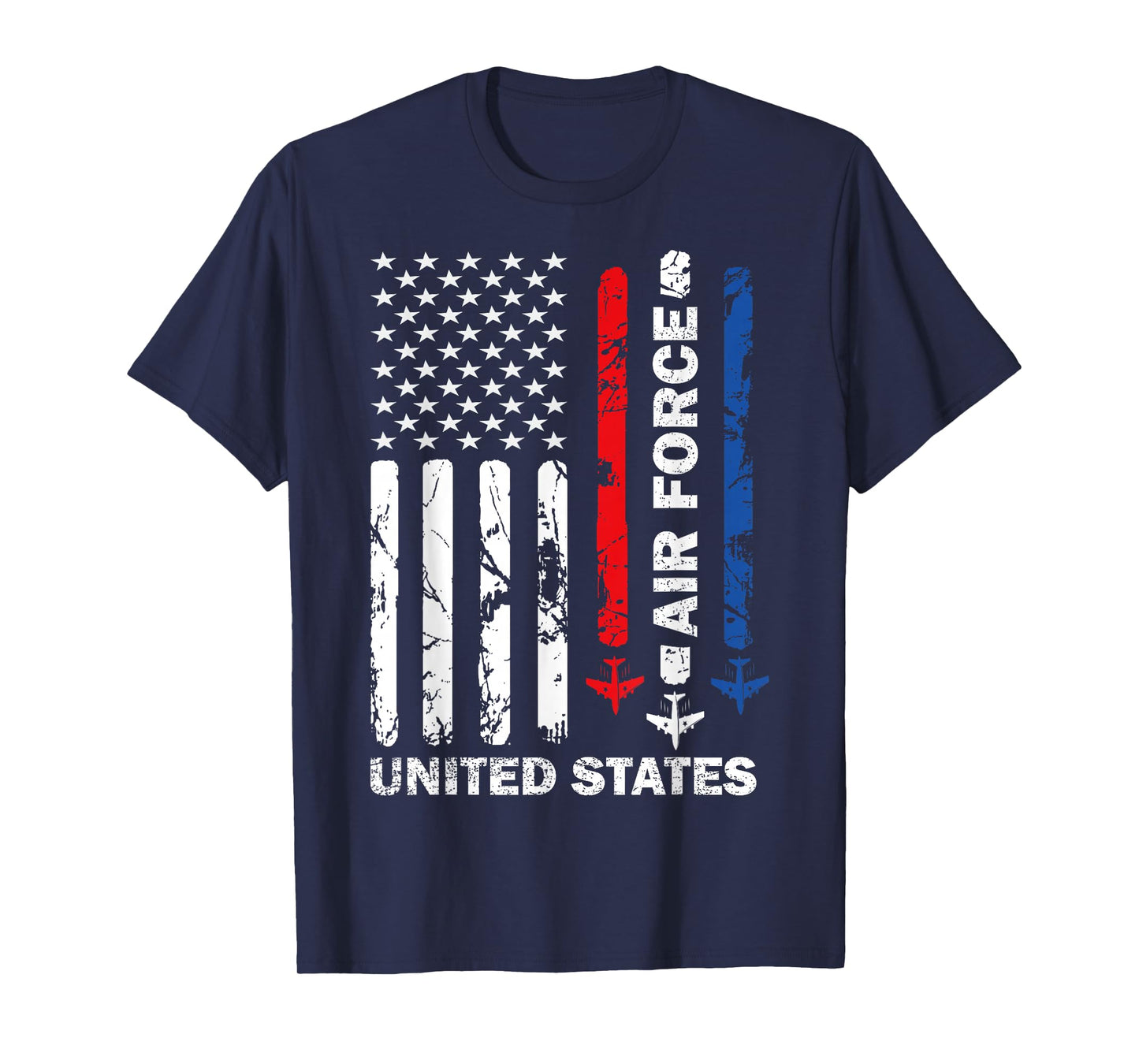 United States Air Force American Vintage USA Flag Patriotic T-Shirt