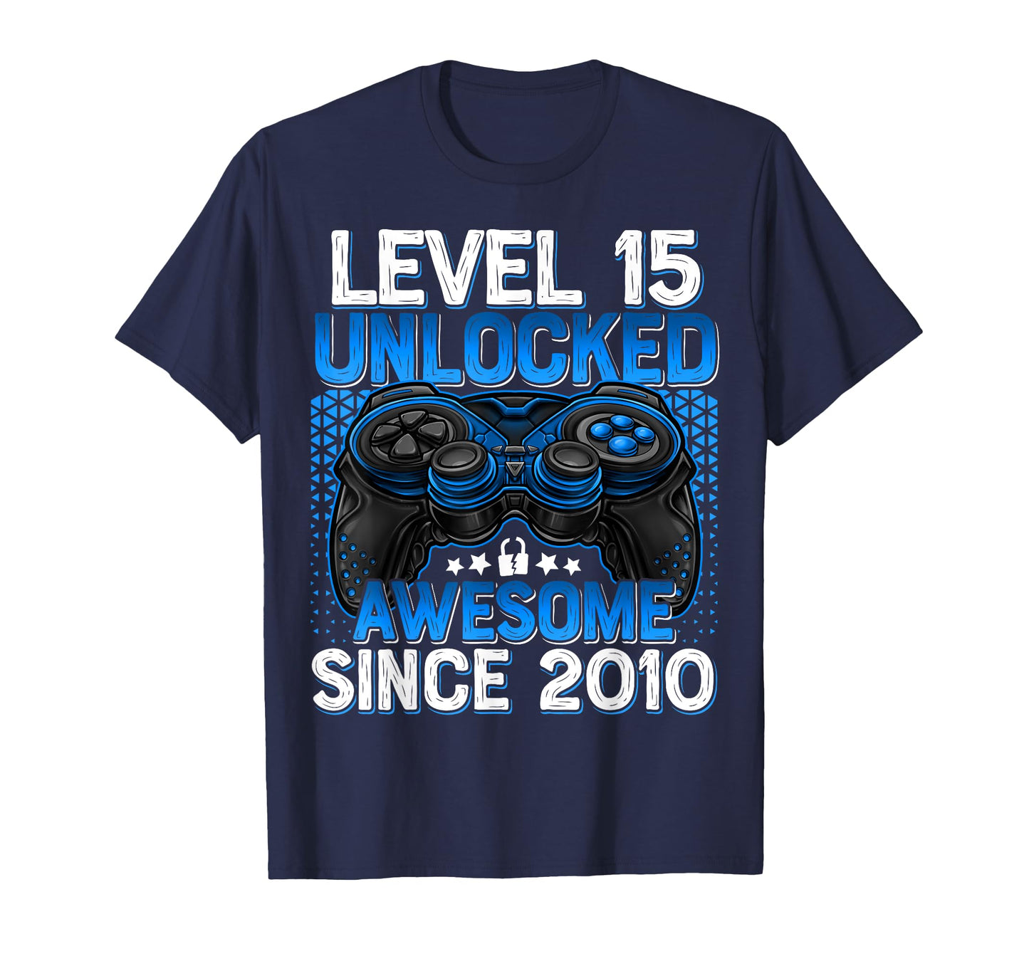Level 15 Unlocked 15 Year Old Gifts Boys 15th Birthday Boy T-Shirt